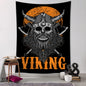 Viking  Mysterious Raven Tapestry