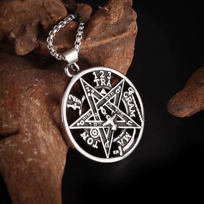 Stainless Steel Pentagram Pendant