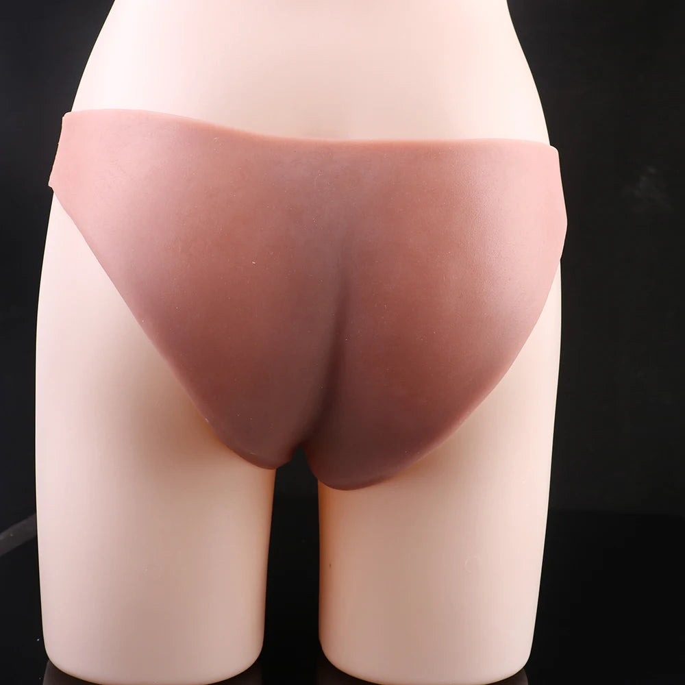 FAAK Silicone Briefs with Penis Sleeve Male Masturbator