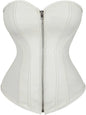 caudatus Ladies Faux Leather Corsets w/ zipper