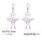 Skyrim Moon Sun Butterfly Drop Earrings
