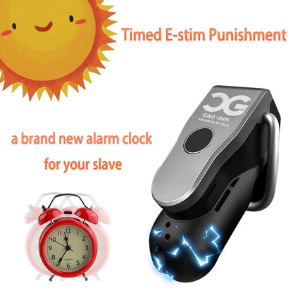 QIUI Cellmate 2 Penis Cage Electric Shock Chastity Lock