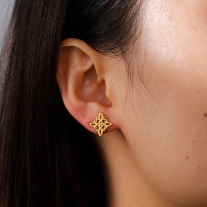 Skyrim Witch Knot Stud Earrings