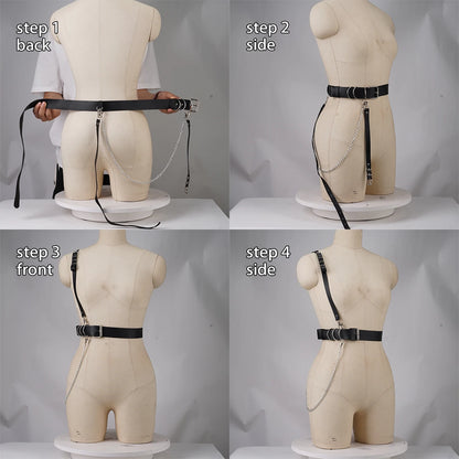 Women Fashion Harness Waist Belt