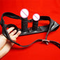 Detachable Chastity Double Silicone Dildos Penis Strap On Belt